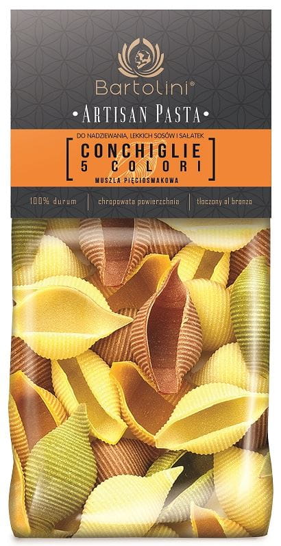 Große Muscheln aus Hartweizengrieß, 300 g, von BARTOLINI, typische Pasta-Form für abwechslungsreiche Gerichte.