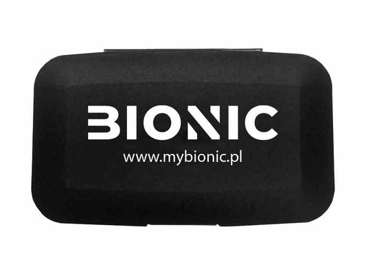 Bionic Pillendose von Ogólna, praktische Medikamentenbox mit mehreren Fächern für die sichere Aufbewahrung von Pillen