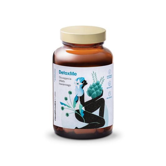 Gesundheit Labs Care DetoxMe 90 Kapseln, weiße Kapseln in einer offenen Verpackung, Nahrungsergänzungsmittel für Entgiftung