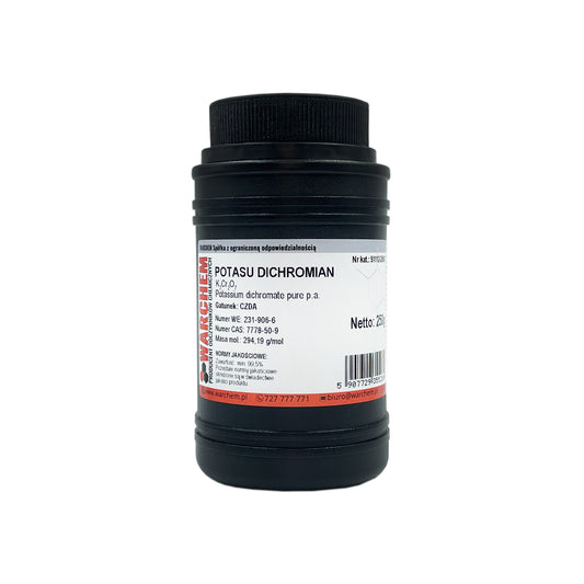 Kaliumdichromat - CZDA 250g Biogo.de Chemikalie, chemische Substanz, gelbe Kristalle, für Labor und industrielle Anwendungen