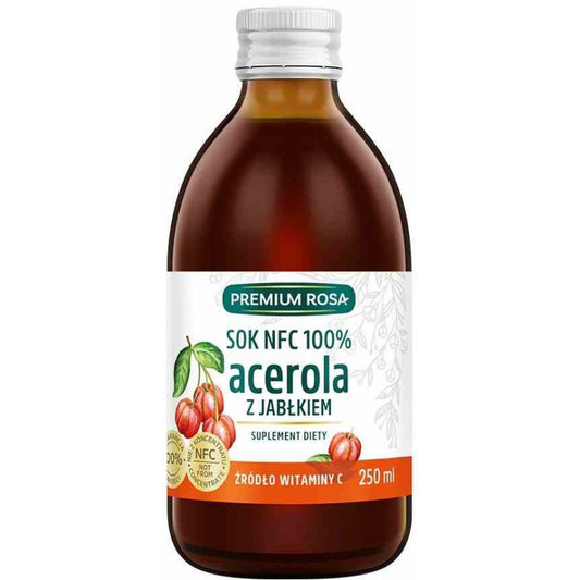 Natürliches Acerola Vitamin C 250 ml PREMIUM ROSA - Biogo.de