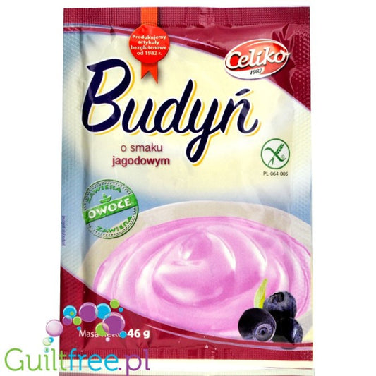 Pudding mit Beerengeschmack ohne Gluten 40g CELIKO - Biogo.de