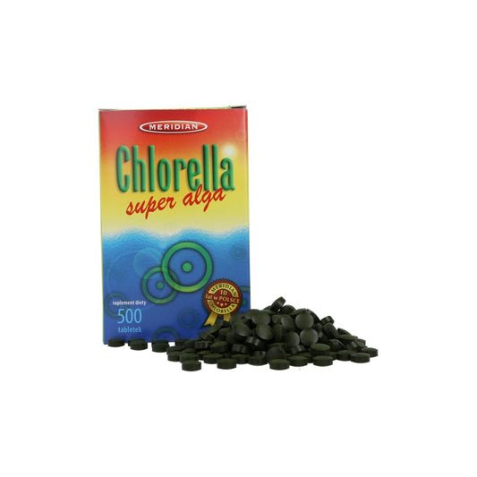 Chlorella Pressalge 500Tabl. (gebrochene Zellwand) MERIDIAN - Biogo.de