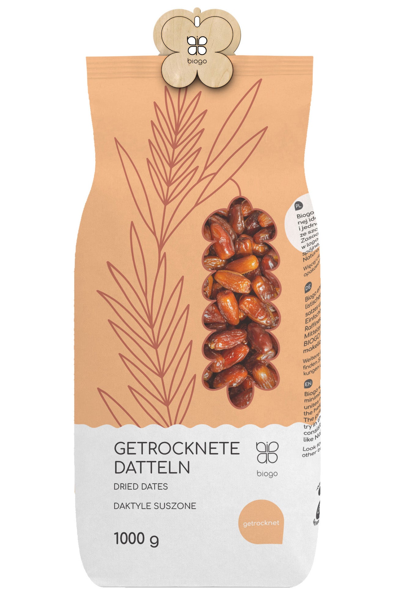 Getrocknete Datteln 1 kg BIOGO - Biogo.de Pääkuva