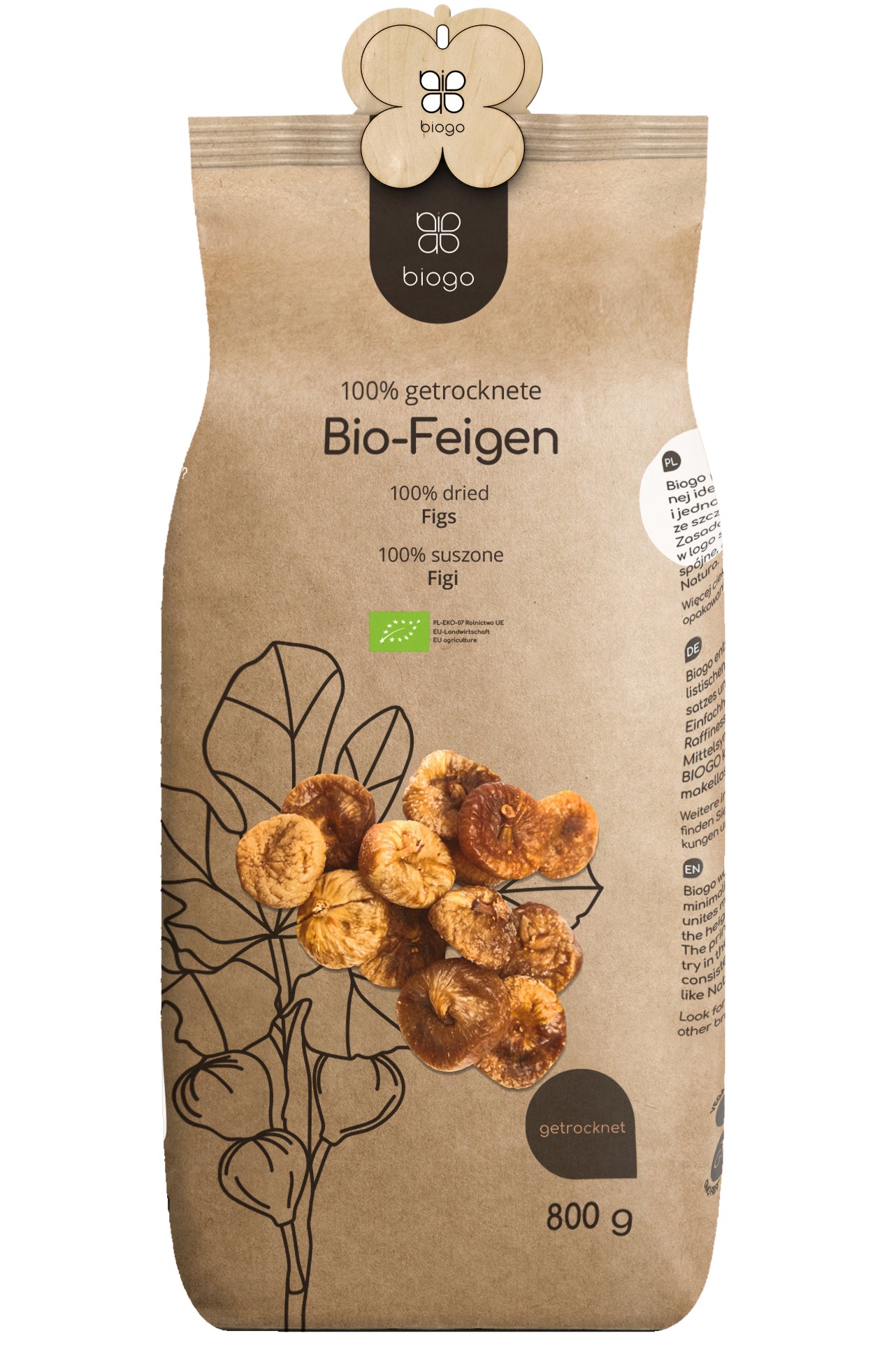 Getrocknete Feigen bio 800 g BIOGO - Biogo.de Pääkuva