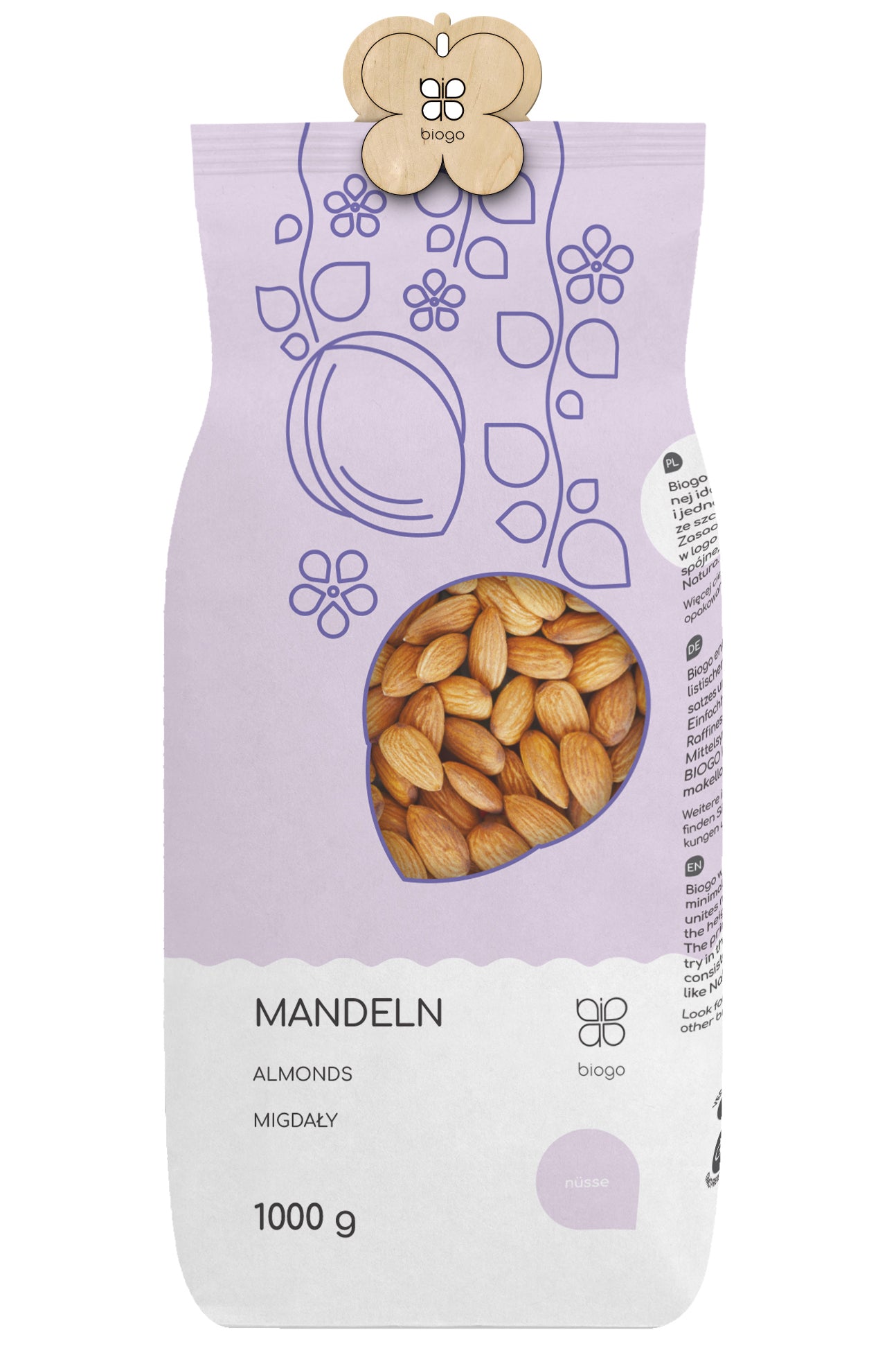 Mandeln 1 kg BIOGO - Biogo.de Pääkuva