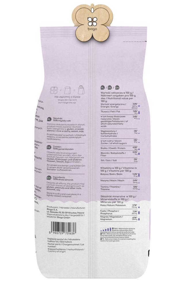 Mandle 1 kg BIOGO Main Image