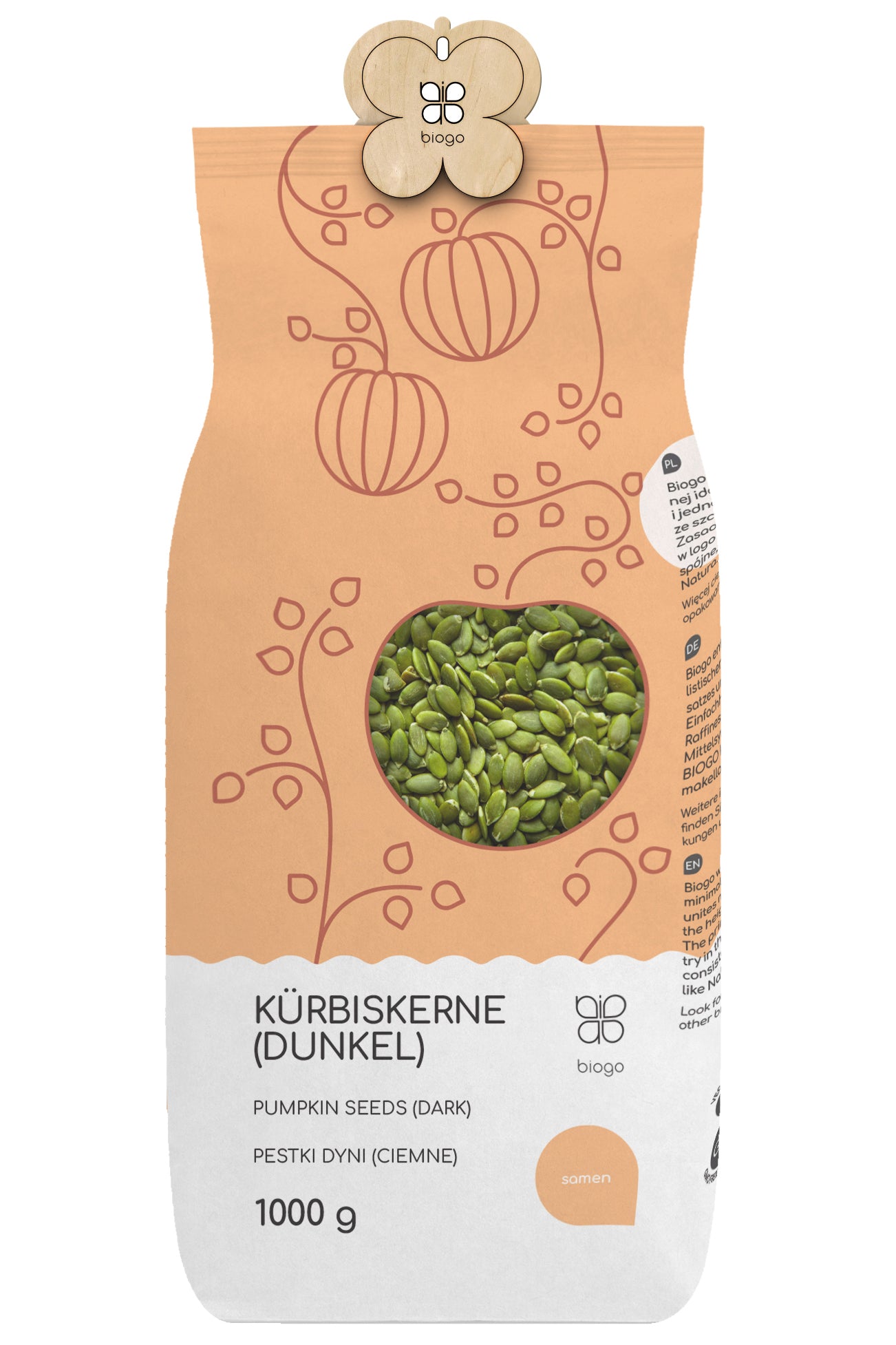 Kürbiskerne 1 kg BIOGO - Biogo.de