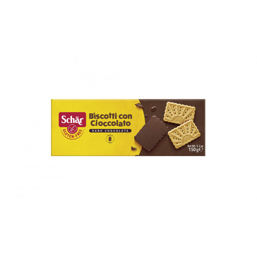 Biscotti con cioccolato glutenfreie Schokoladenkekse 150 g SCHÄR