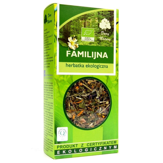 BIO Familientee von DARY NATURY, 50 g, frischer Kräutertee in einer Verpackung, ideal für die ganze Familie