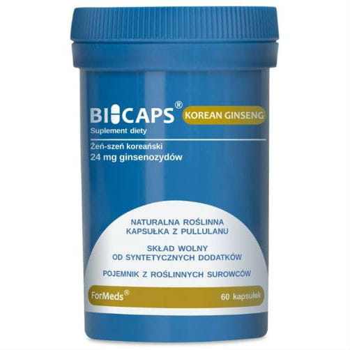 Bicaps Ginseng - Koreanischer Ginseng Koreanischer Ginseng 60 FORMEDS Kapseln