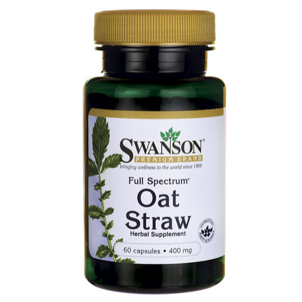 Gemeiner Hafer 400 mg Haferstroh 60 Kapseln von SWANSON 主图