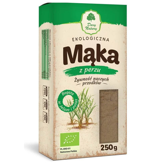 BIO-Queckenmehl von DARY NATURY in 250 g Packung, feines Naturprodukt aus Quinoa für gesunde Rezepte