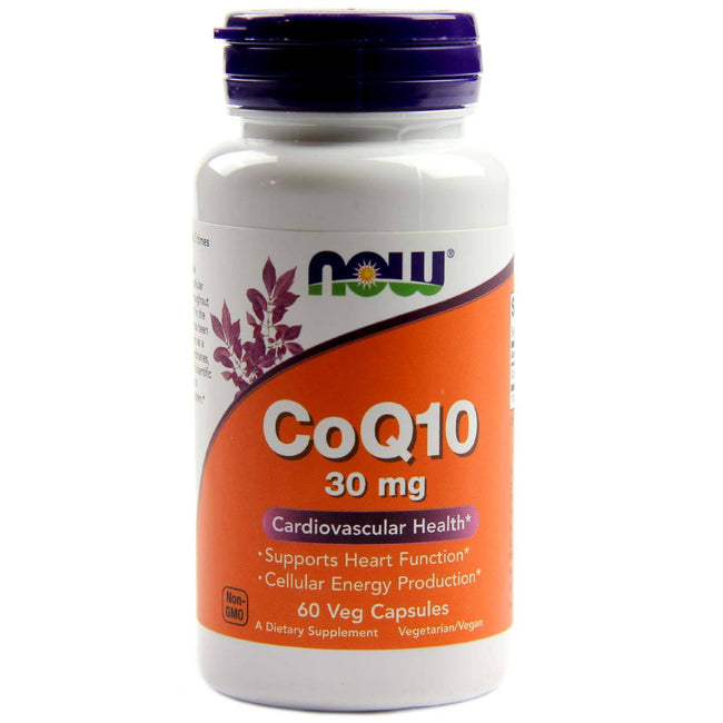 Coenzym Q10 30mg 60 Kapseln NOW FOODS Hover Image