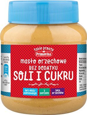 Erdnussbutter ohne Salz und Zucker 350g PRIMAVIKA Hover Image