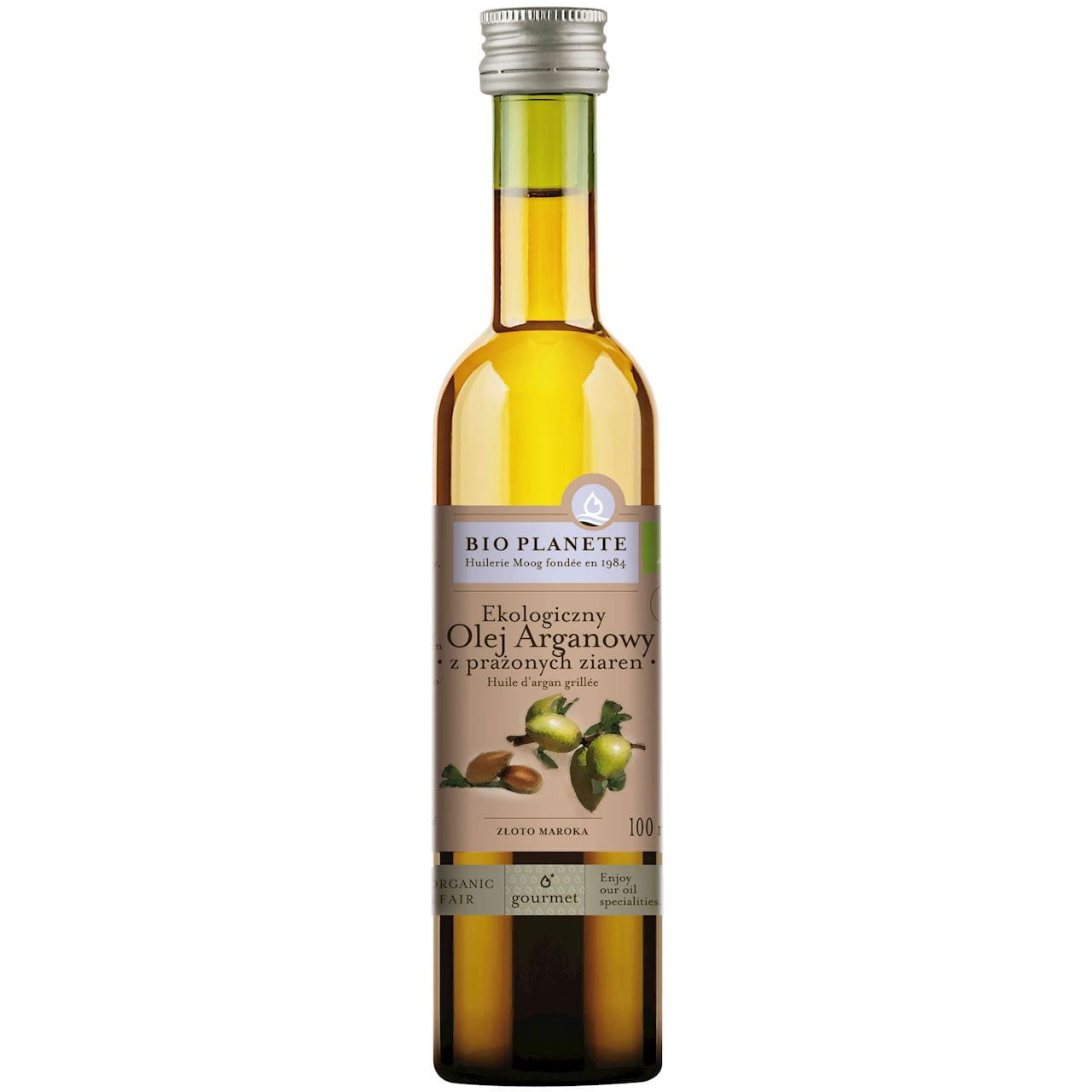 Arganöl (aus gerösteten Körnern) BIO 100 ml - BIO PLANETE मुख्य छवि