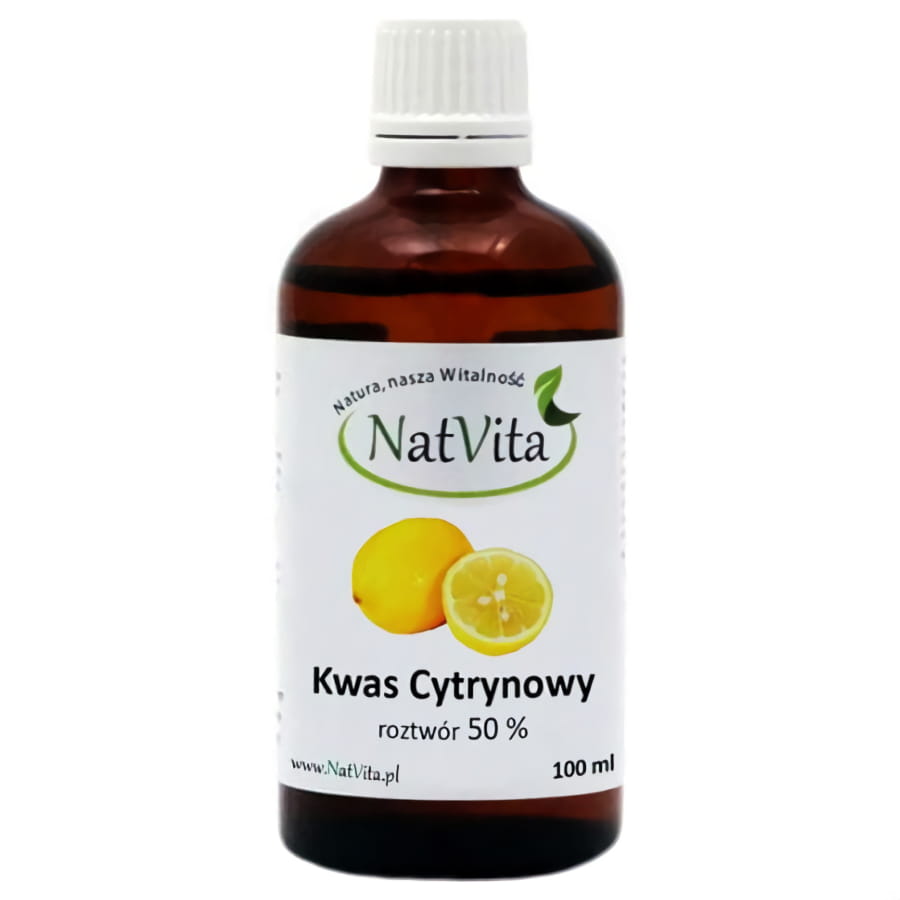 Zitronensäure 50 % Zitronensäure 100 ml NATVITA Image principale du produit