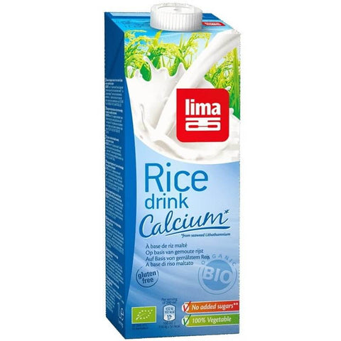 Reisgetränk mit Calcium aus Meeresalgen Glutenfrei BIO 1000 ml - LIMA