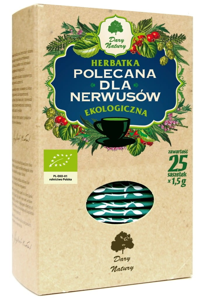 BIO Tee für Nerven (25 x 15 g) - GESCHENKE DER NATUR Hlavní obrázek produktu