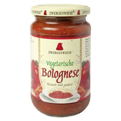 Vegetarische glutenfreie Bolognesesauce BIO 350 g - ZWERGENWIESE