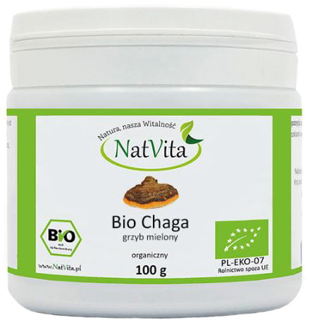 Chaga-Pilz Birkentumor gemahlen BIO 100g NATVITA Hover Image