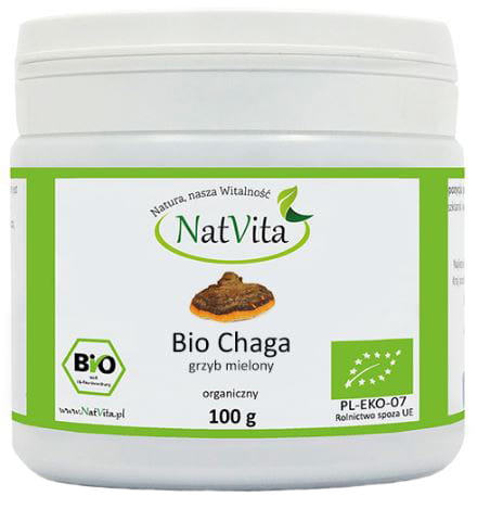 Chaga-Pilz Birkentumor gemahlen BIO 100g NATVITA