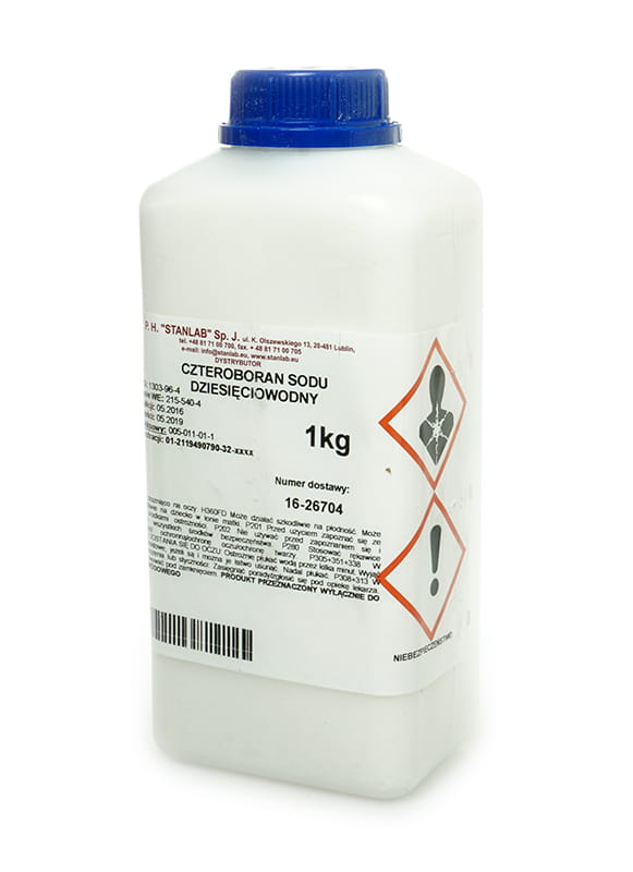 Borax Borax Natriumtetraborat Decahydrat 1kg STANLAB Hover Image