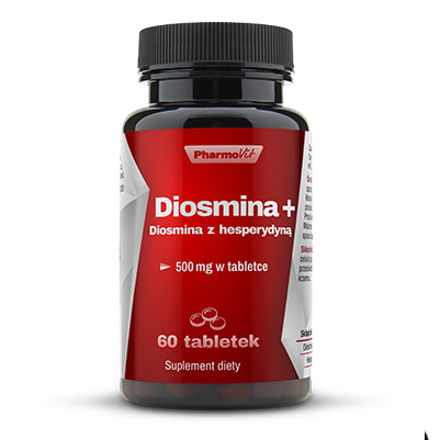 Diosmin + Diosmin 500 mg mit Hesperedyin 60 Kapseln PHARMOVIT