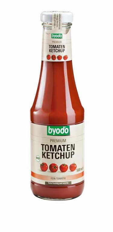 Glutenfreier Tomatenketchup BIO 500 ml BYODO Hover Image