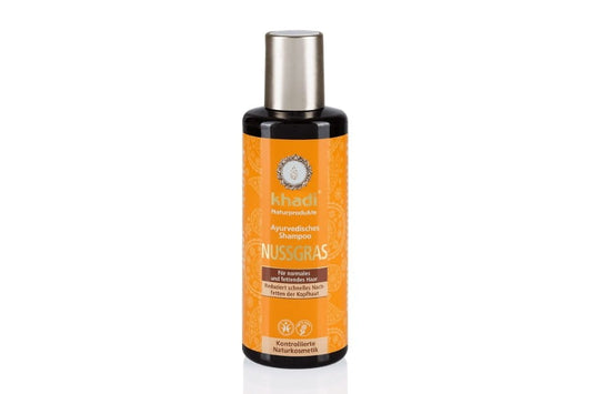 Biogo Anti-Schuppen-Neem-Shampoo in 210 ml Flasche mit grünem Shampoo-Design, für gesundes, schuppenfreies Haar
