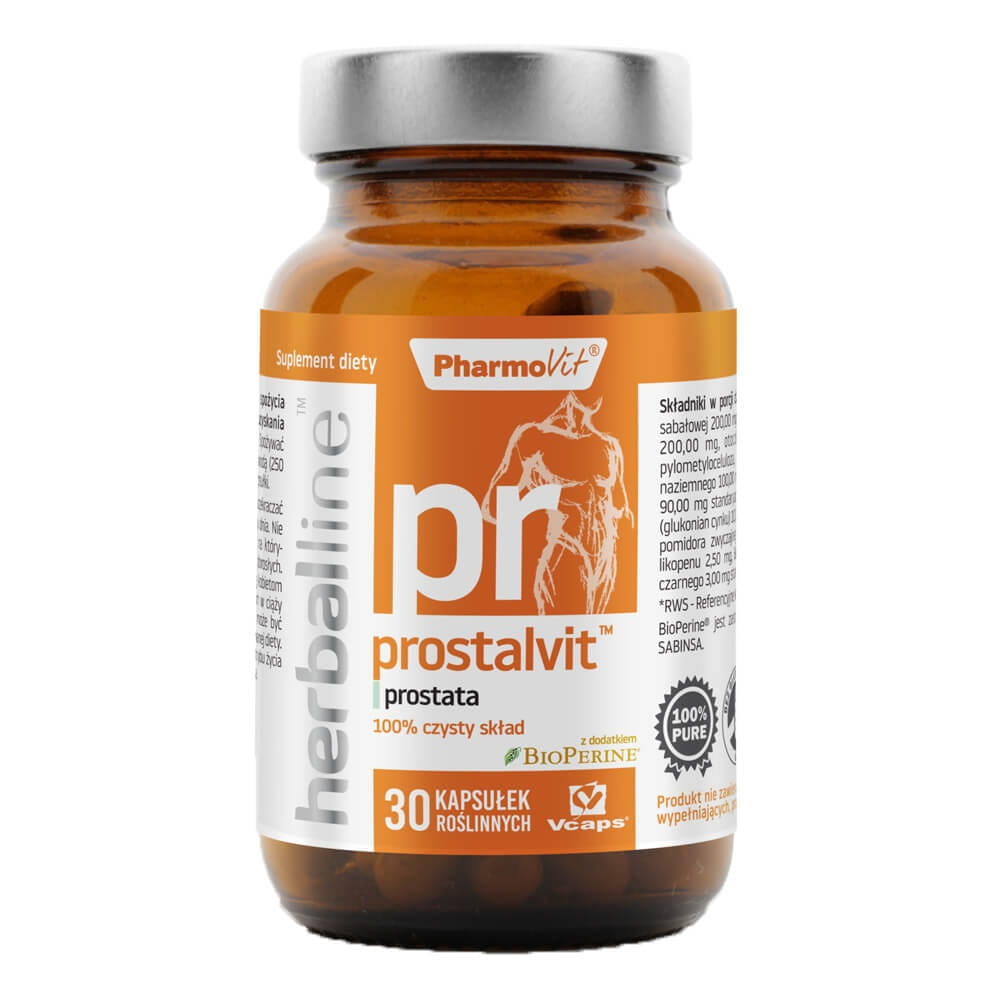 Prostalvit mit Zusatz von Bioperin 30 Kapseln vcaps PHARMOVIT HERBALLINE