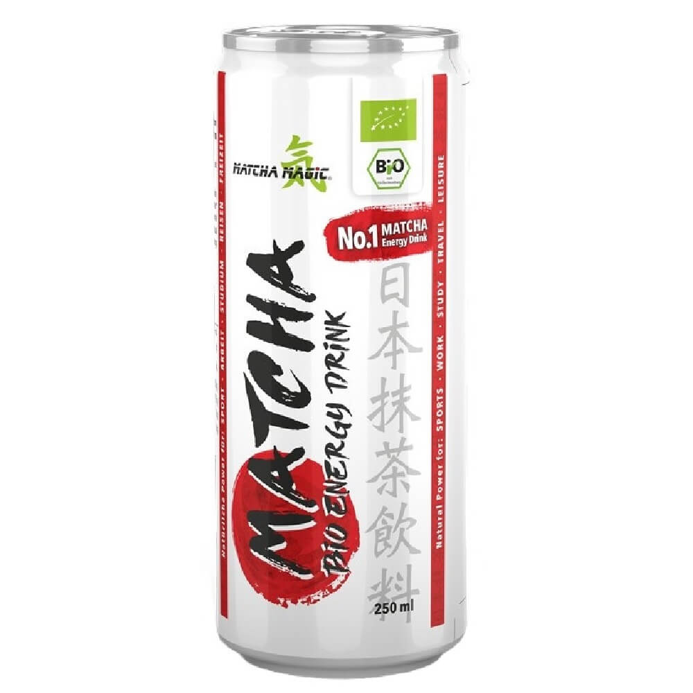 Energy Drink mit grünem Tee Matcha glutenfrei BIO 250 ml - MATCHA MAGIC