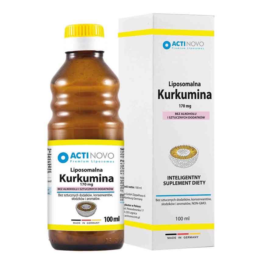 Liposomales Curcumin 170 mg ohne Alkohol 20 Portionen 100 ml - ACTINOVO