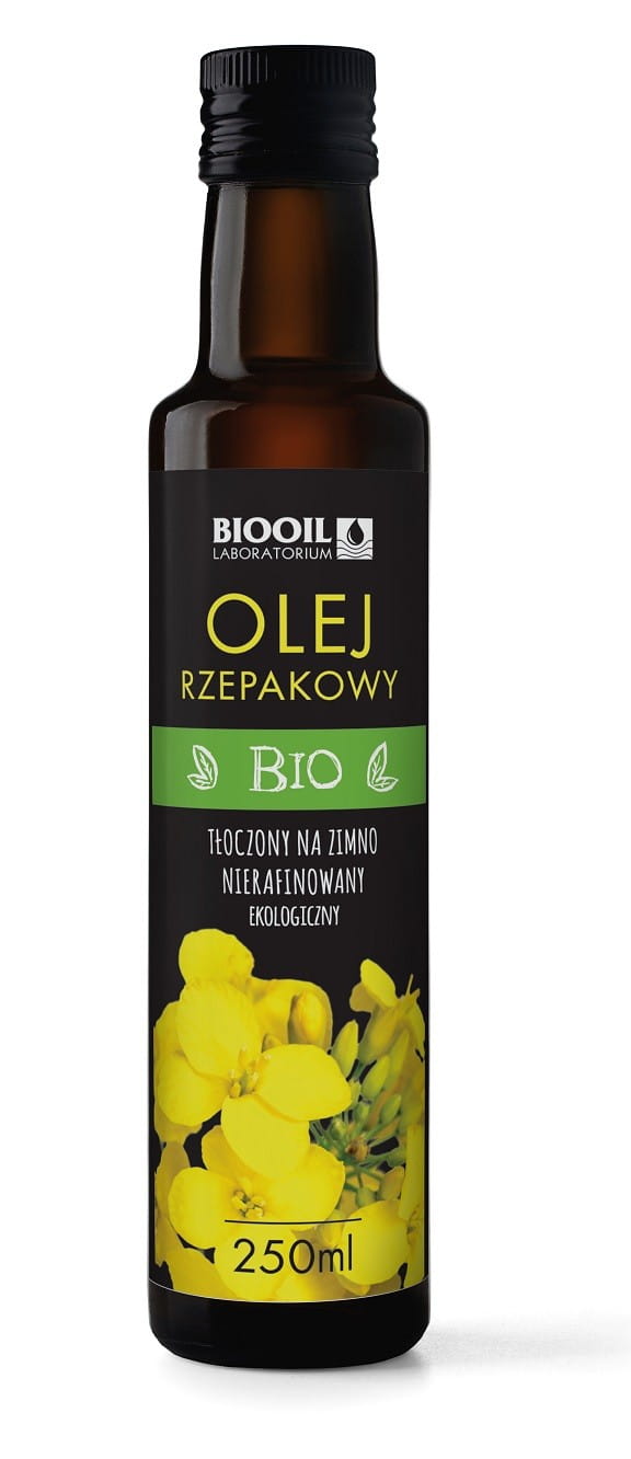 Kaltgepresstes Rapsöl, unraffiniert BIO 250 ml - BIOOIL