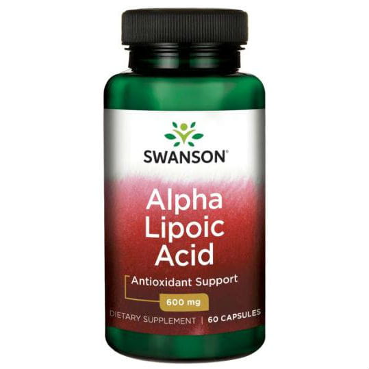 Ala Alpha-Liponsäure 600 mg Alpha-Liponsäure 60 Kapseln von SWANSON Hover Image