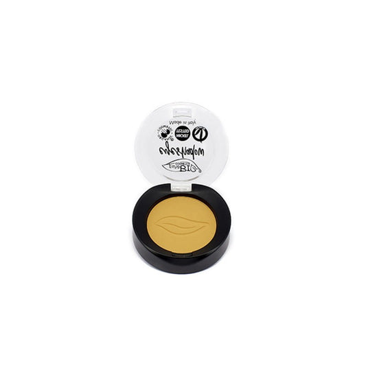 Mattierter Eco Lidschatten 18 in 25 g von PUROBIO, natürliche Farbtöne und nachhaltige Verpackung.