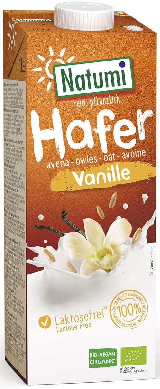 Haferdrink - Vanille ohne Zuckerzusatz BIO 1000 ml - NATUMI Fő kép