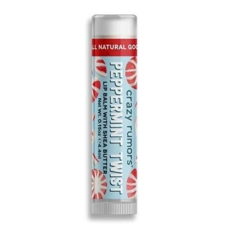 Natürlicher Pfefferminz-Twist CRAZY RUMORS Lippenbalsam