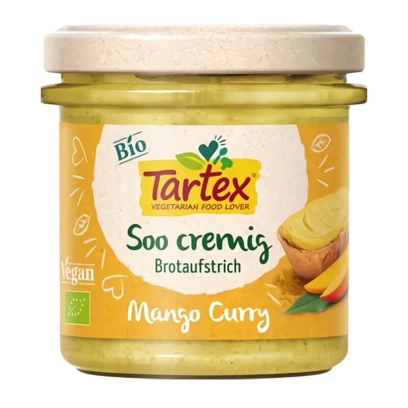 Cremepaste mit Mango und Curry glutenfrei BIO 140 g - TARTEX