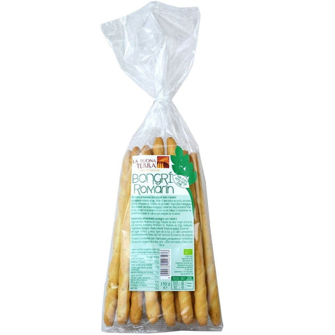 Grissini Finger mit Rosmarin BIO 150 g - LA BUONA TERRA