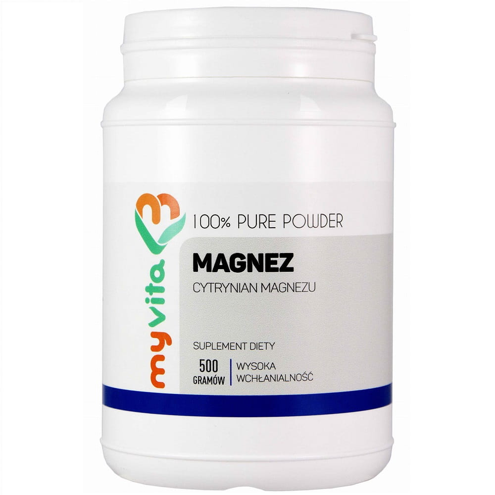 Magnesiumcitrat Pulver 500g MYVITA Gambar utama produk