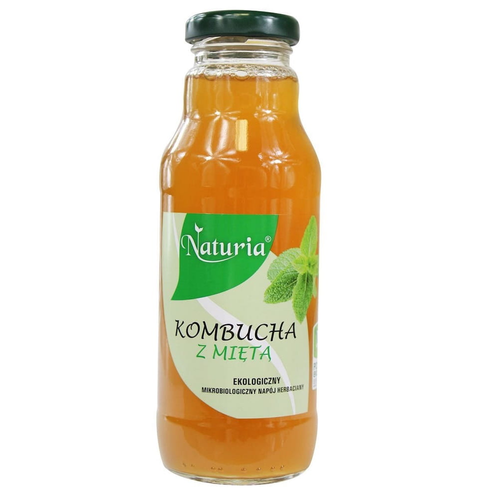 Kombucha mit Minze BIO 300 ml - NATURIA Immagine principale del prodotto