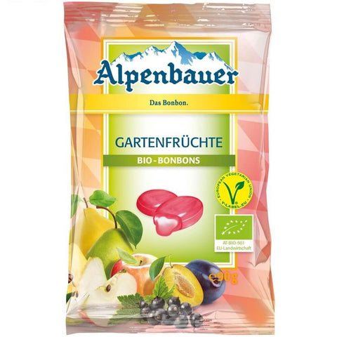 Vegane Bonbons mit Fruchtgeschmack BIO 90 g - ALPENBAUER