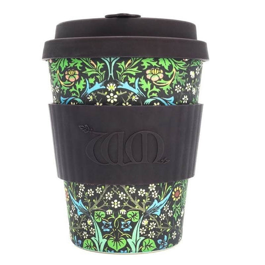Bambus- und Maisschlehen Becher von ECOFFEE CUP, 350 ml, umweltfreundlicher Trinkbecher mit nachhaltigem Design