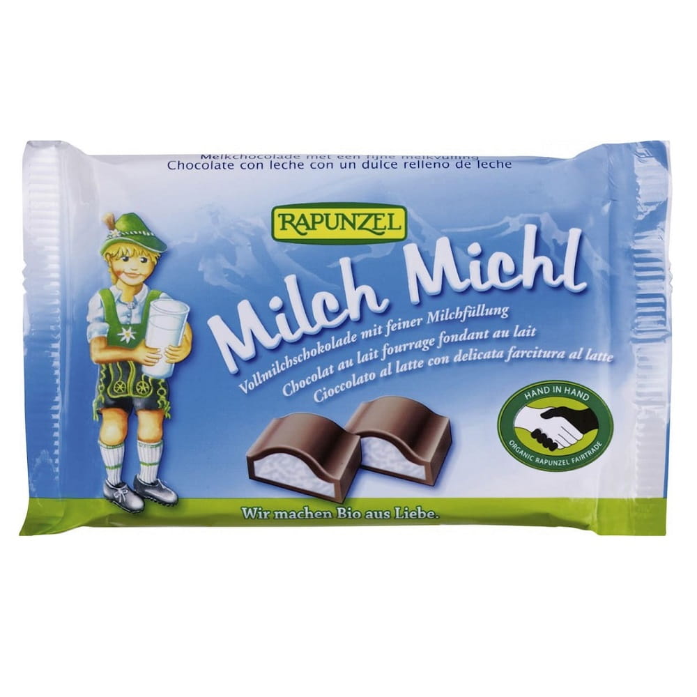 Schokolade mit Milchfüllung für Kinder BIO 100 g - RAPUNZEL
