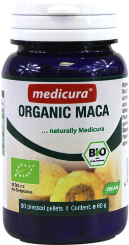 Maca (Wurzel) in BIO Lutschtabletten 60 g (90 Stück) - MEDICURA