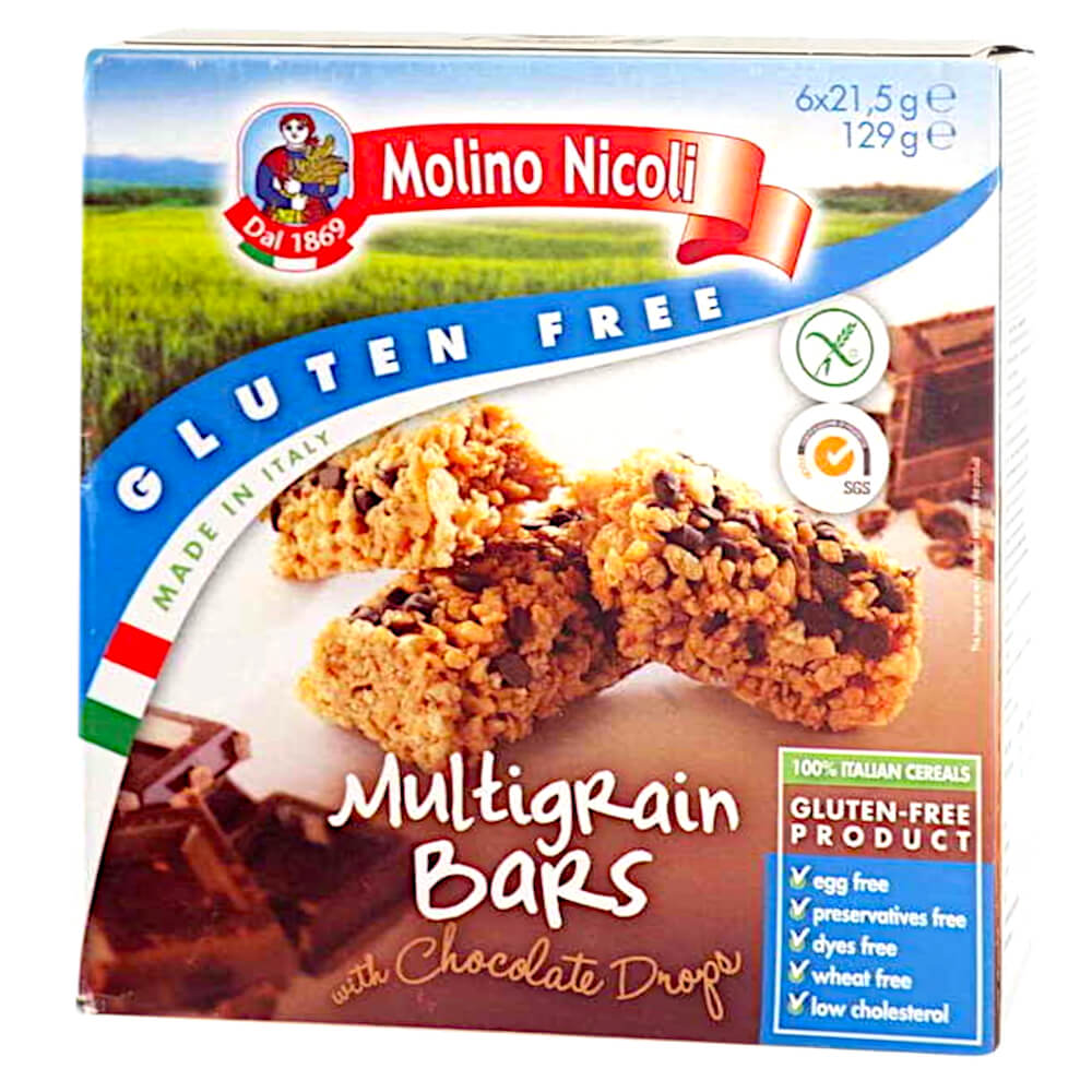 Mehrkornriegel mit Schokolade glutenfrei 6x21,5 g MOLINO