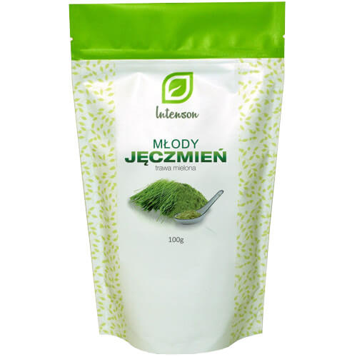 Gemahlenes Pulver aus junger Gerste 100g INTENSON