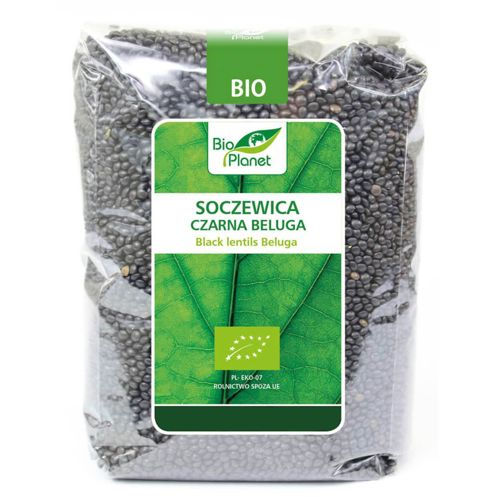 Schwarze Belugalinsen BIO 1 kg - BIO PLANET Image principale du produit