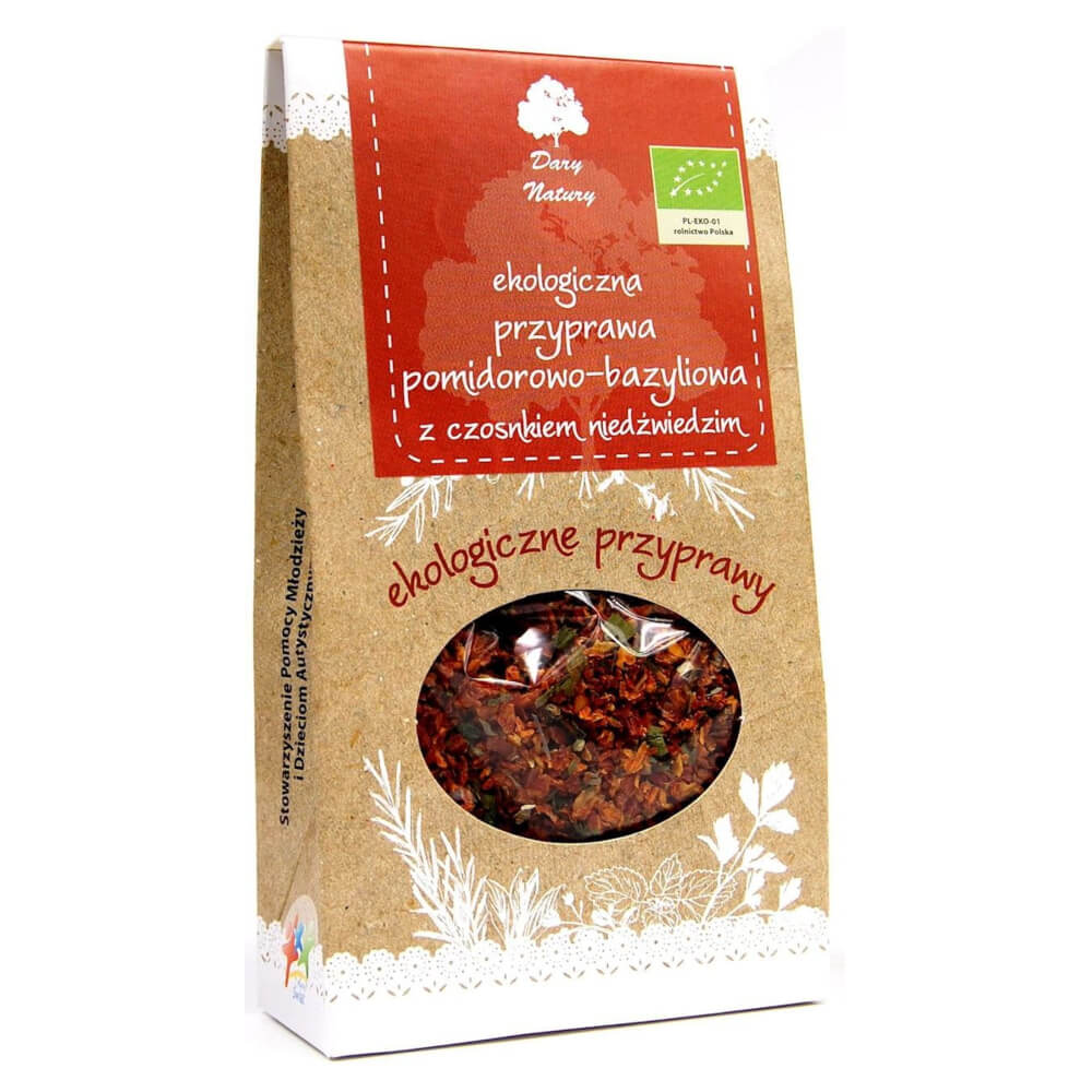 Tomaten-Basilikum-Gewürz mit Bärlauch BIO 40 g - GESCHENKE DER NATUR Hlavní obrázek produktu